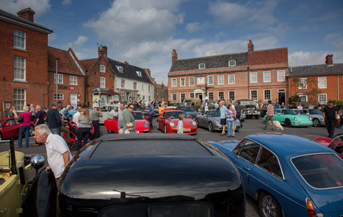 The first Reepham Classic Car Festival was held in 2014. Photo: John Tym
