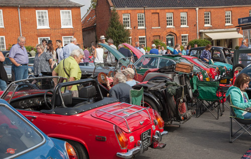 The first Reepham Classic Car and Bike Festival was held in September 2014. Photo: John Tym