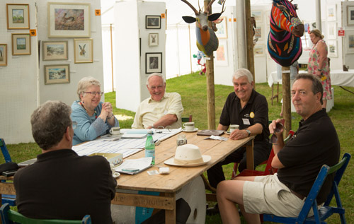 Reepham Rotary Club raised substantial sums for its charities from an art exhibition at the Aylsham Show