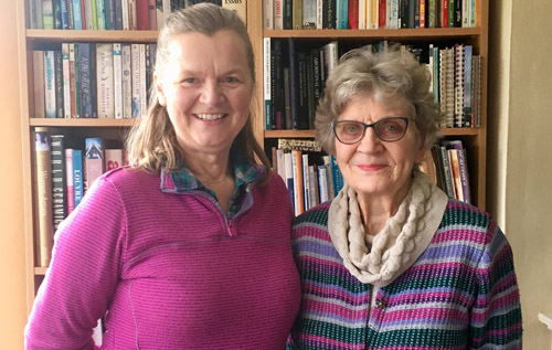 Angela Hunter (left) and Judith Banks.