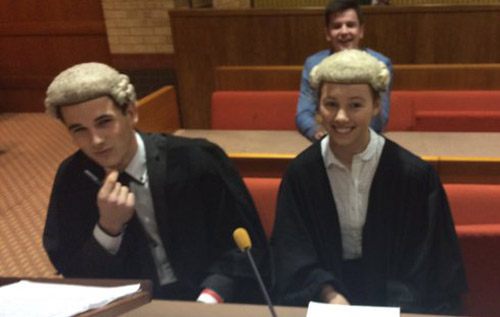 Jack Barber (left) and Frankie Townend