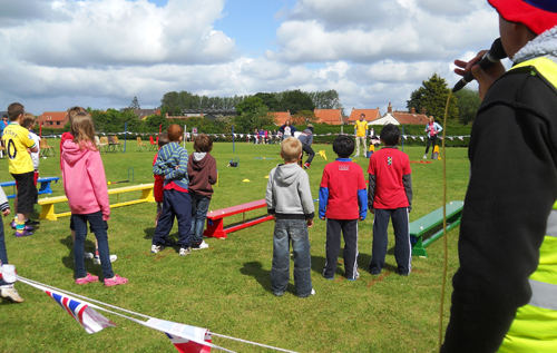 Cawston Olympic celebrations during the Diamond Jubilee in 2012. Photo: Cawston Historical Society