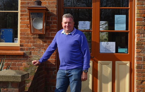 Whitwell Station owner Mike Urry