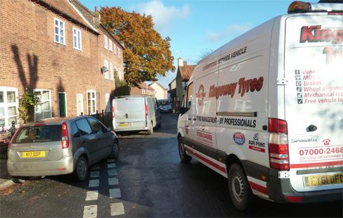 Traffic on Chapel Street, Cawston, is already heavy, say residents