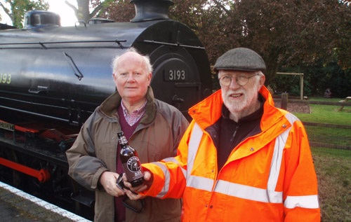 Norfolk Heritage Steam Railway's Richard Watson, chairman (left), and David Bramhall, secretary and treasurer. Photos: Peter Brennan