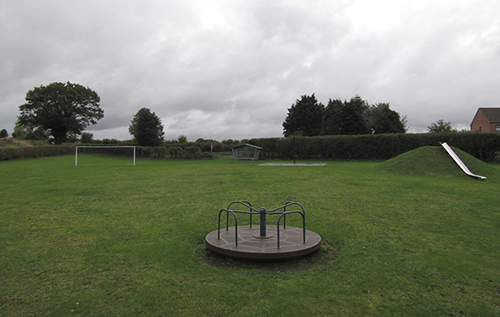 The former play area at Swannington. Photo: Swannington Play Area Ltd