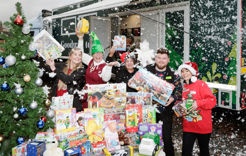Events were held as part of the appeal, including this one in Reepham, which saw more than 240 toys donated by generous shoppers and local businesses. Photo: Central England Co-op