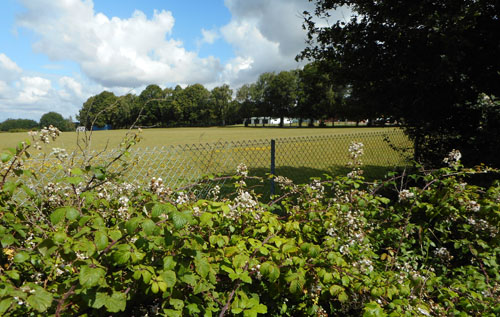 The site for the proposed new sports hall. Photo: Realistic Reepham