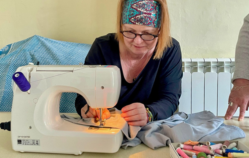 Ulrike Behrendt will be doing visible mending and other textile repairs. Photo: The Fixery