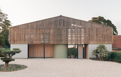 BlueSky Barn, Alderford. Photo: Nick Dearden/Architecture Today