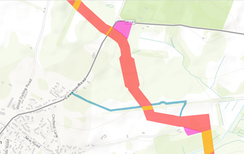 Ørsted has finalised the route of the 80-metre-wide cable corridor through Reepham