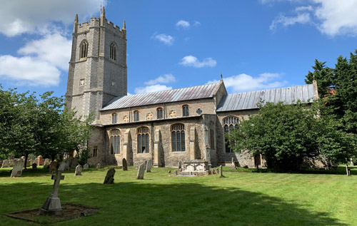 Heydon parish church. Photo: '© Andrew Whitehead