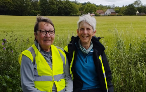 Joy Pickering (left) and Rosie Humphrey. Photo: submitted
