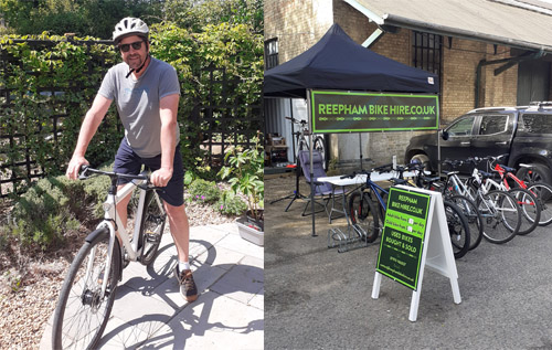 David Higgs of Reepham Bike Hire