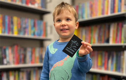 Rupert Large, Reepham Library winner of the Spot the Robot competition. Photos: Norfolk Library and Information Service