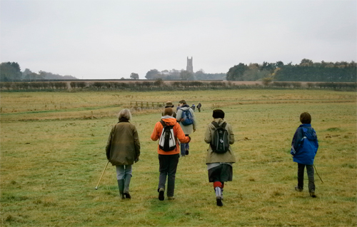 Exploring Our Footpaths walk around Salle. Photo: Reepham Life