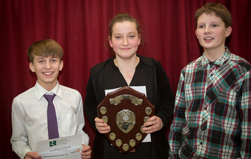 Winners of the Youth Speaks 2017 event at Reepham High School. Photo: John Tym