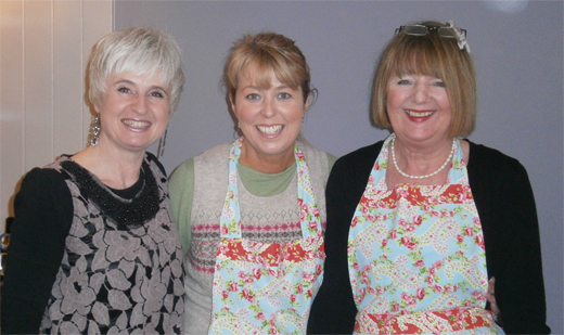 Staff at Hampton's Home and Garden and Tea Parlour (left to right): Angela Nelson, Annie Benton and Suzanne Stainton